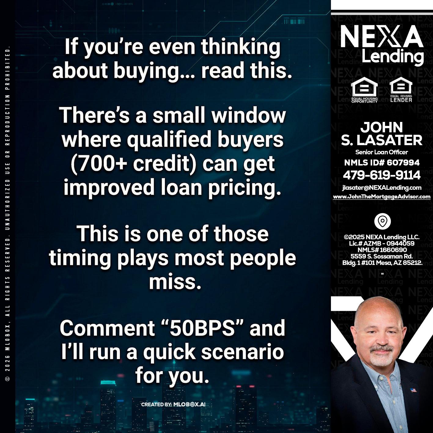 IF YOU EVER - John Lasater -Senior Loan Officer