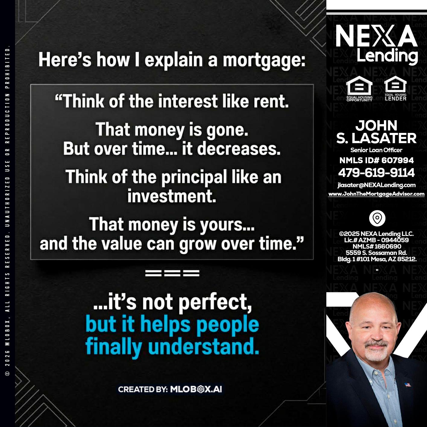 HERES NOW - John Lasater -Senior Loan Officer