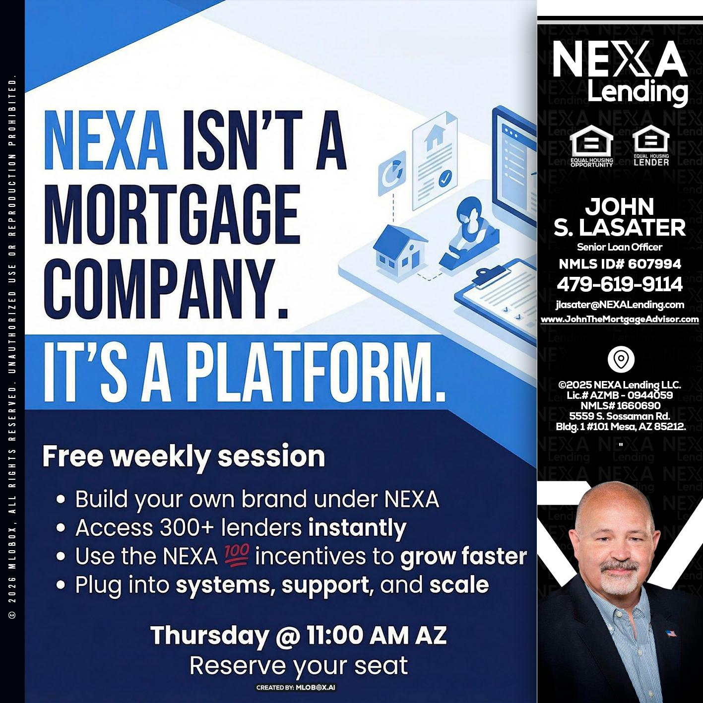 NEXA ISNT - John Lasater -Senior Loan Officer