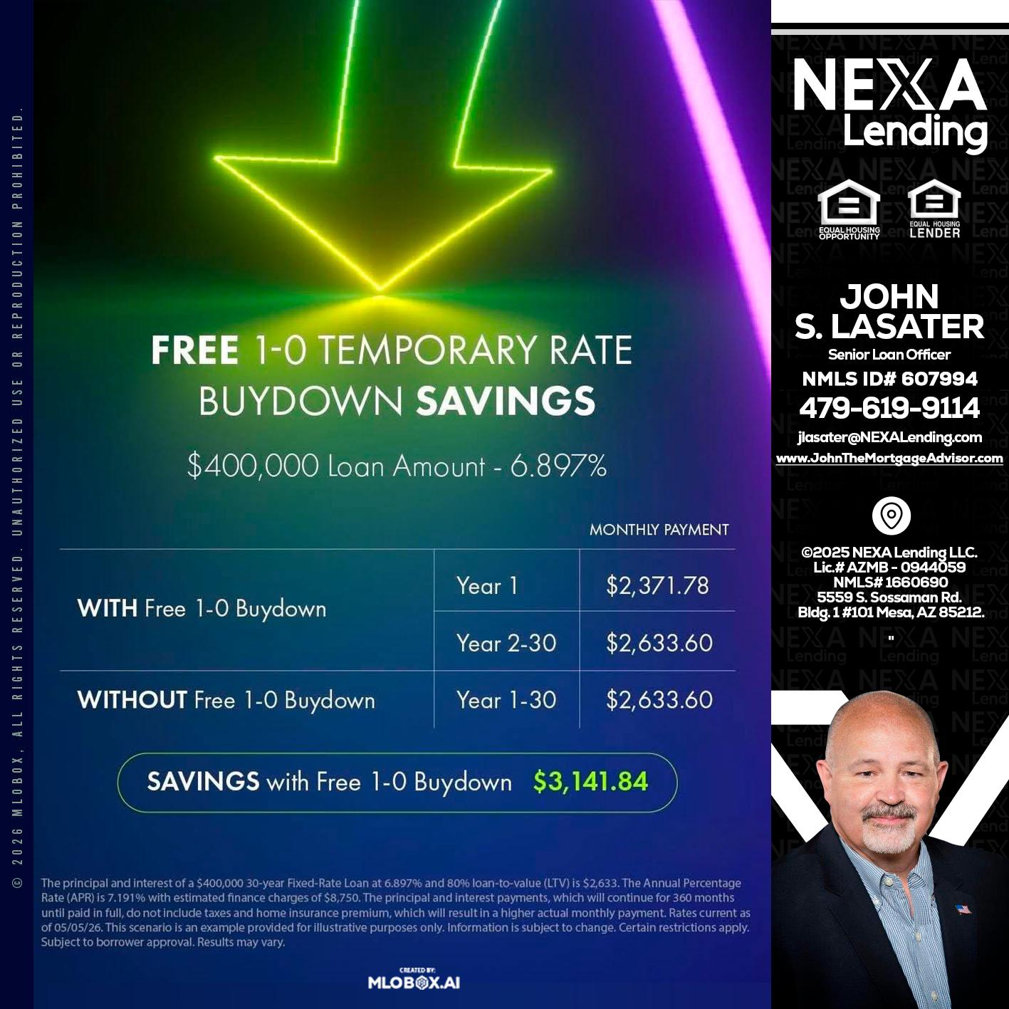 BUYDOWN - John Lasater -Senior Loan Officer