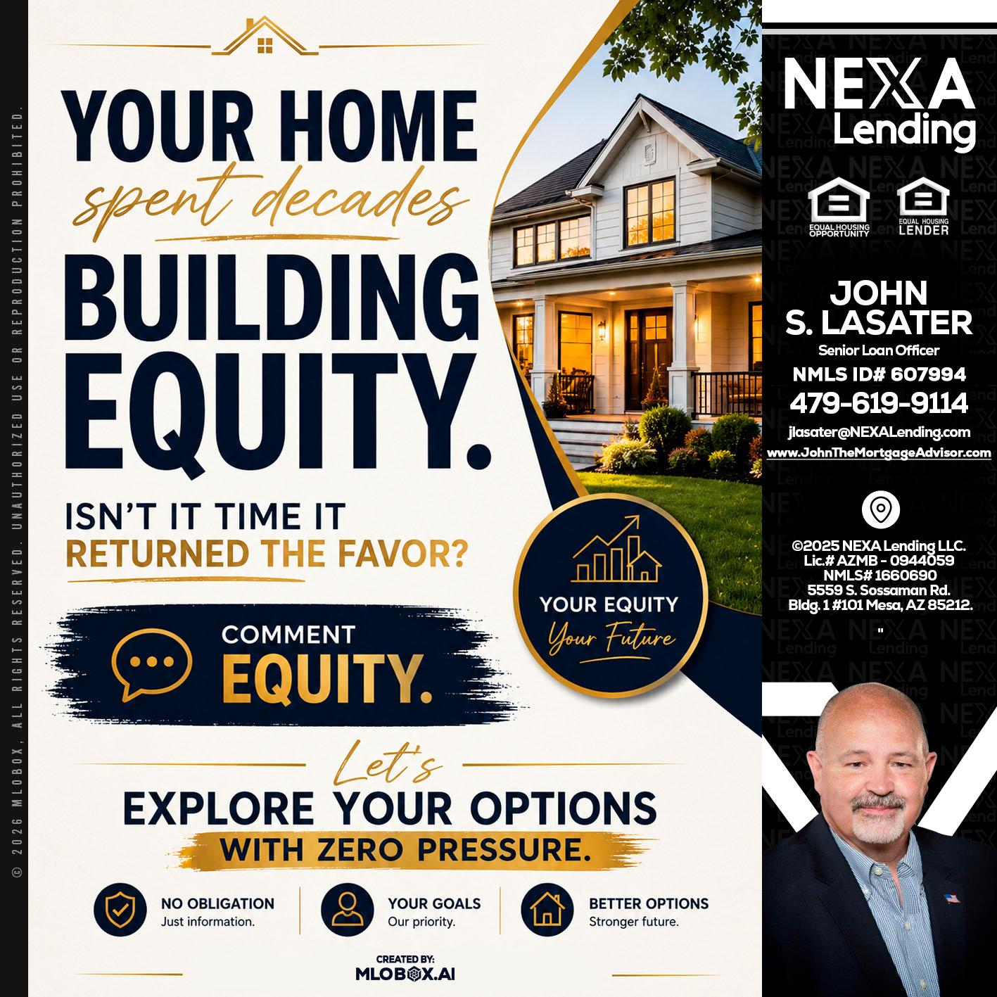 building equity - John Lasater -Senior Loan Officer