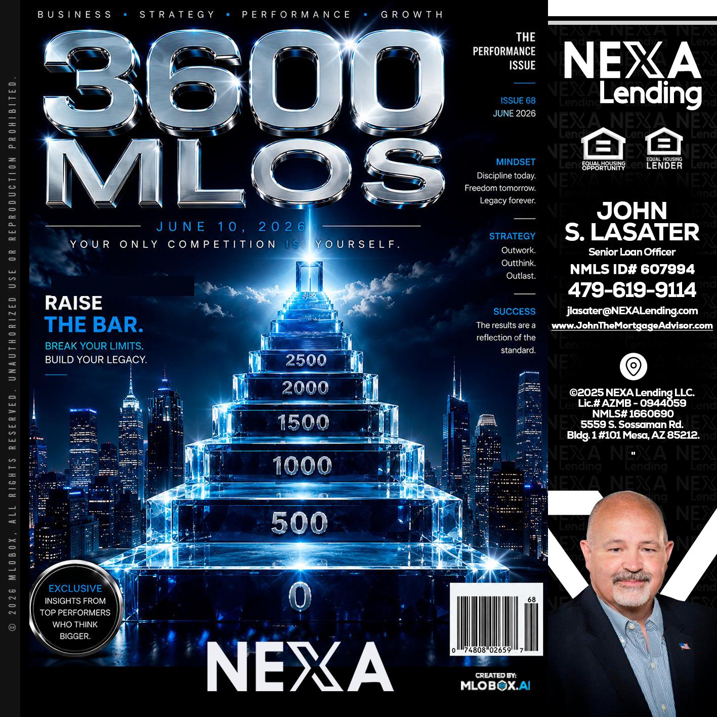 3600 MLOs - John Lasater -Senior Loan Officer