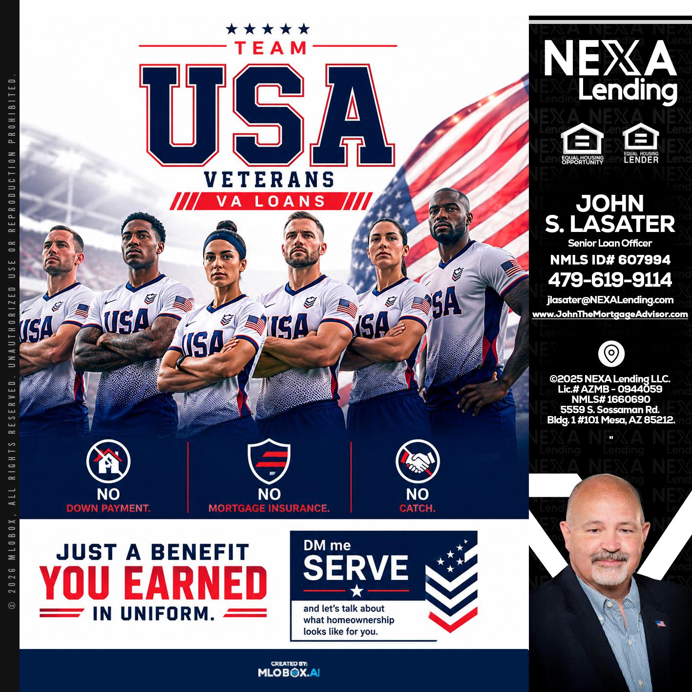 USA TEAM - John Lasater -Senior Loan Officer