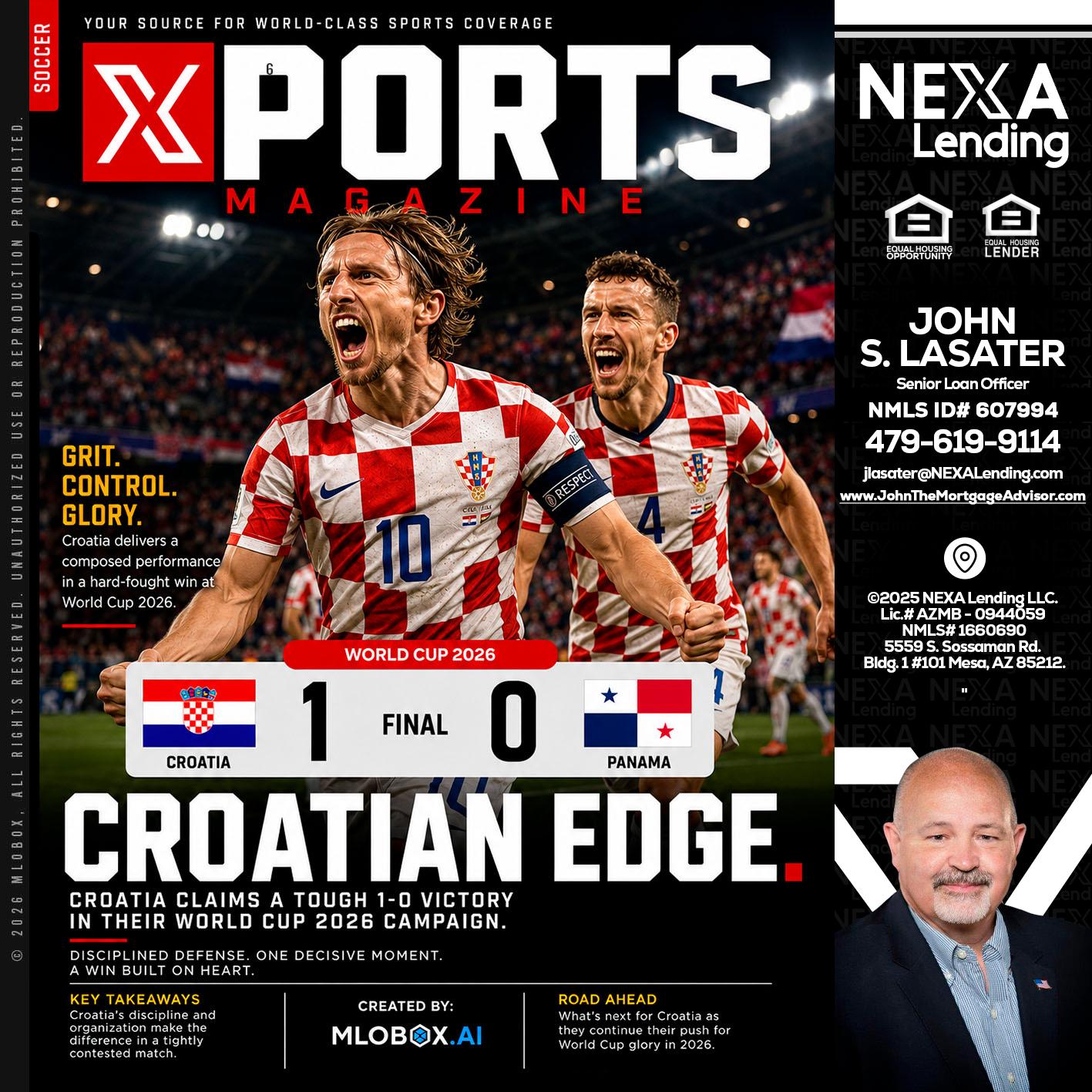 CROATIA 1-0 PANAMA - John Lasater -Senior Loan Officer