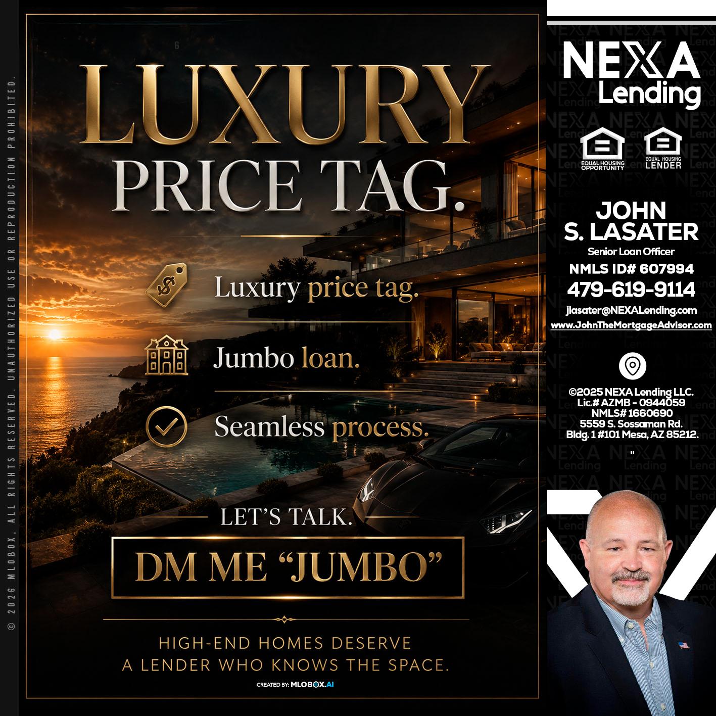 LUXURY PRICE - John Lasater -Senior Loan Officer