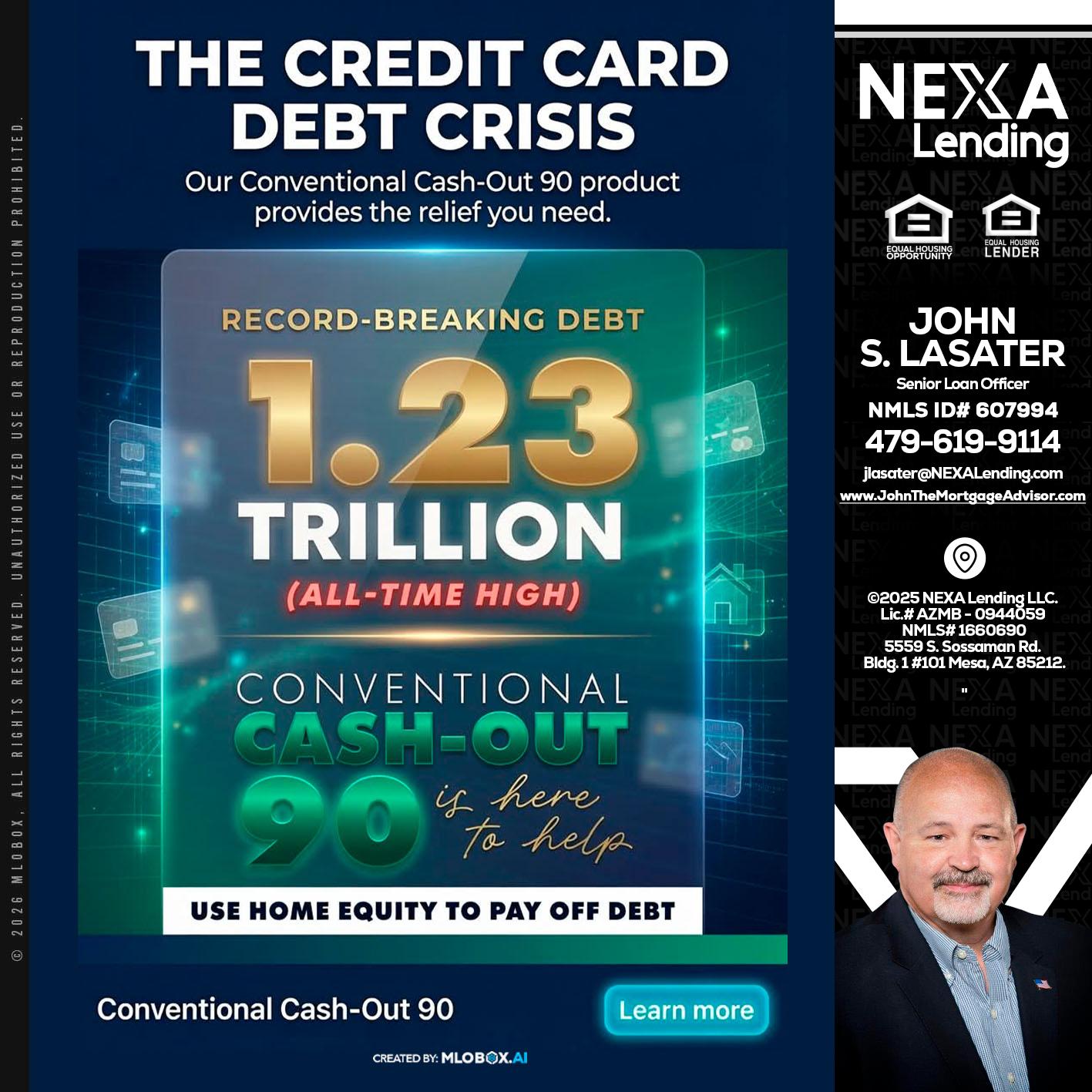 THE CREDIT CARD - John Lasater -Senior Loan Officer