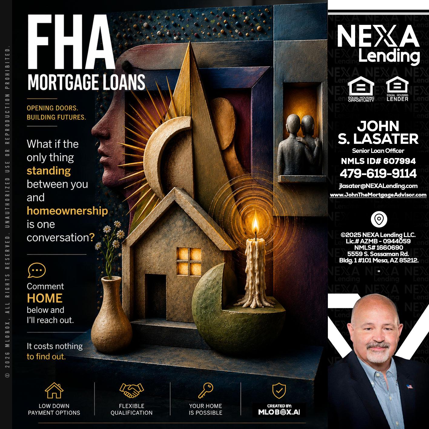 FHA - John Lasater -Senior Loan Officer