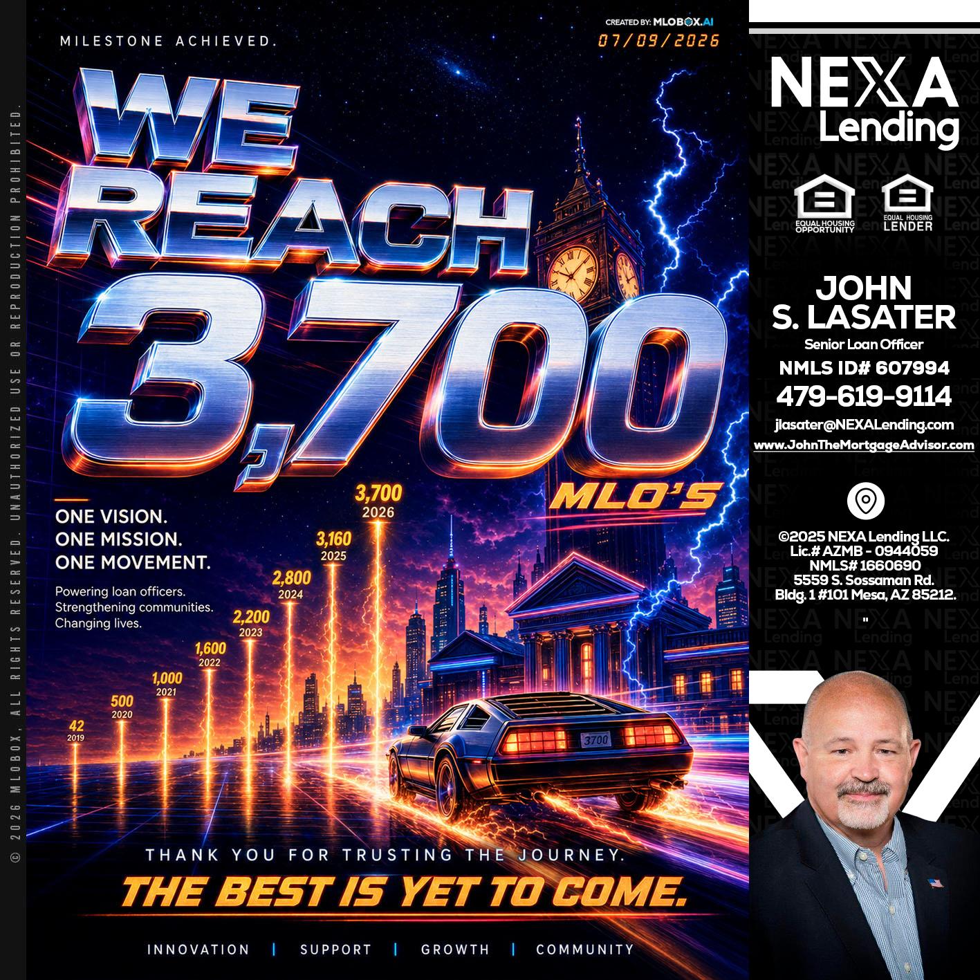 3700 MLOs - John Lasater -Senior Loan Officer