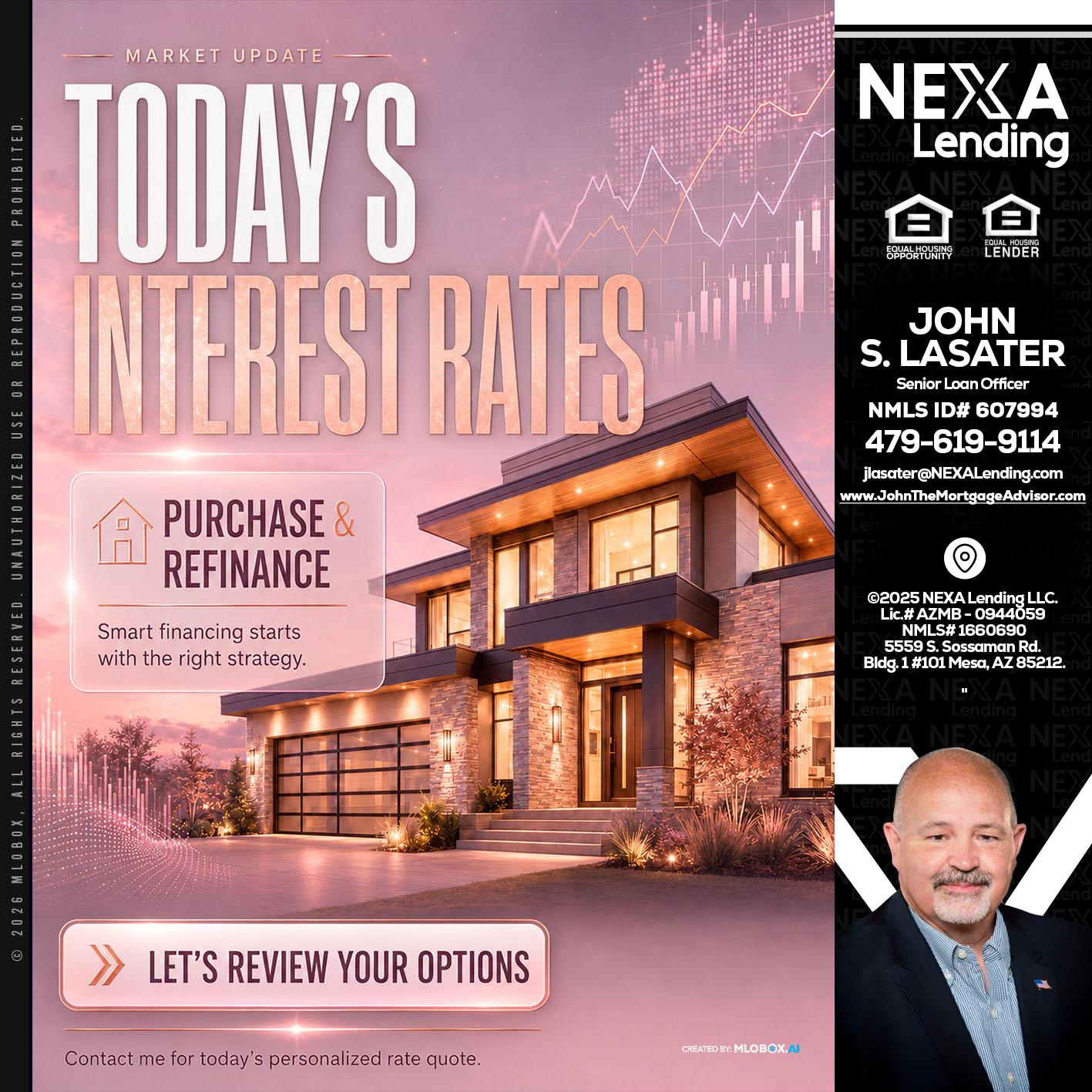todays interest rates - John Lasater -Senior Loan Officer