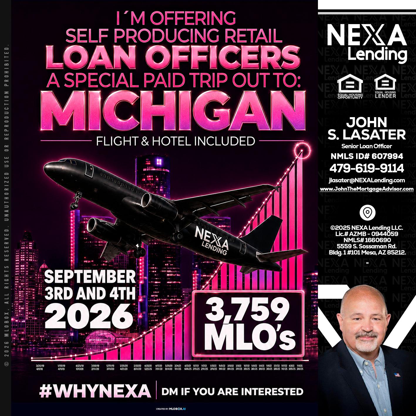 MICHIGAN TRIP - John Lasater -Senior Loan Officer