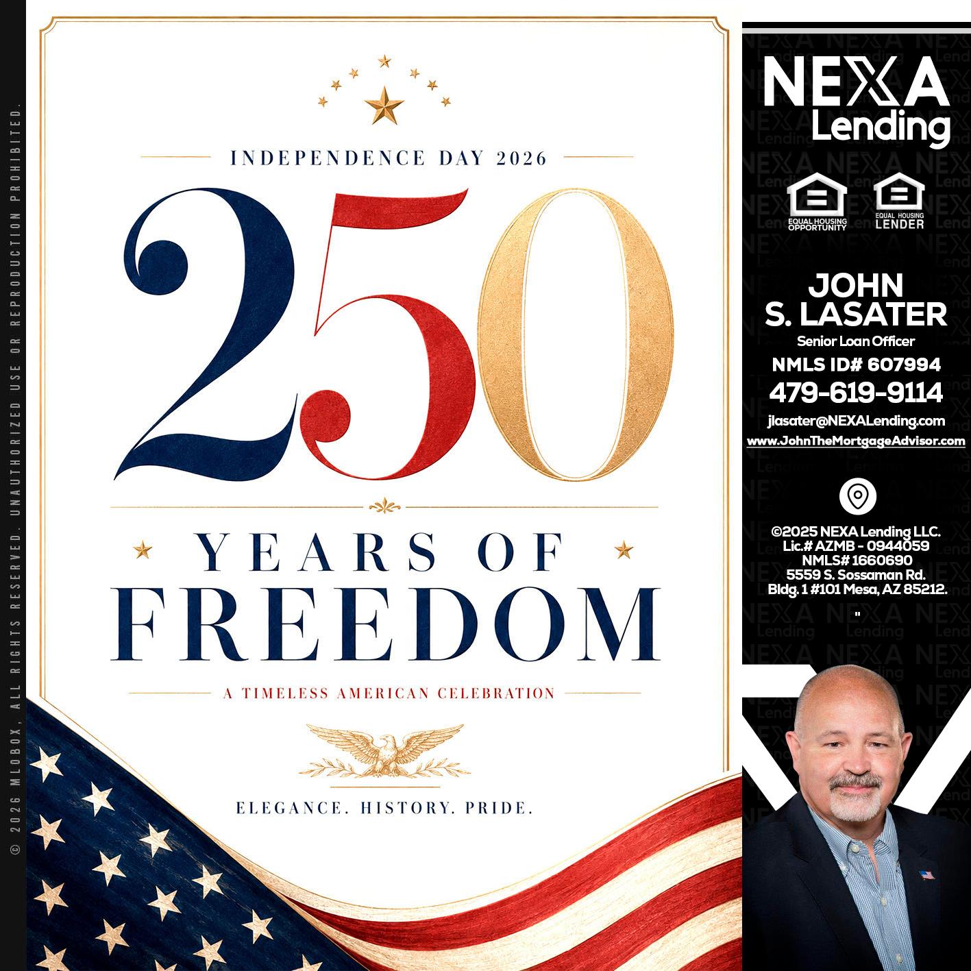 250 YEARS - John Lasater -Senior Loan Officer