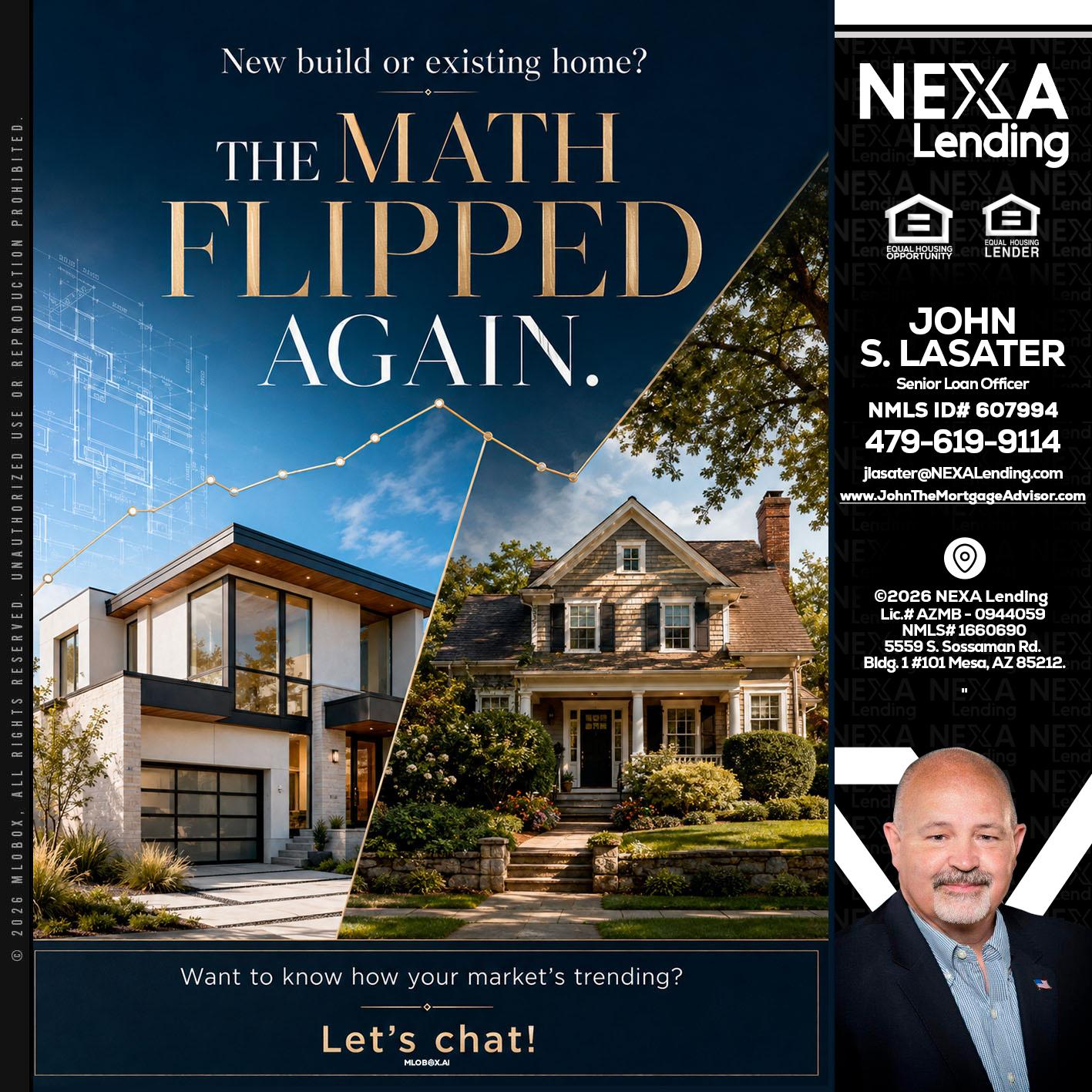 THE MATH FLIPED - John Lasater -Senior Loan Officer