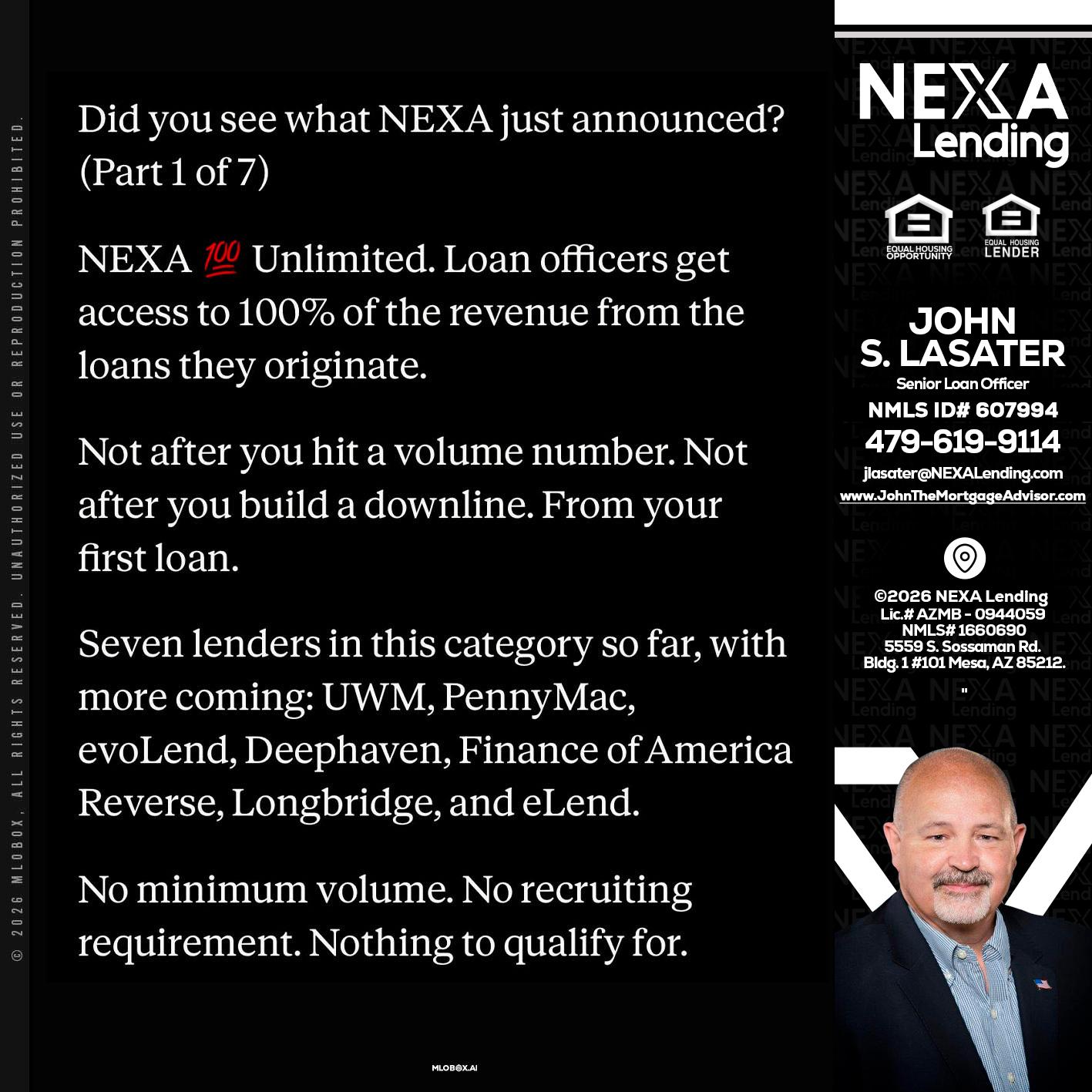 DID YOU KNOW - John Lasater -Senior Loan Officer